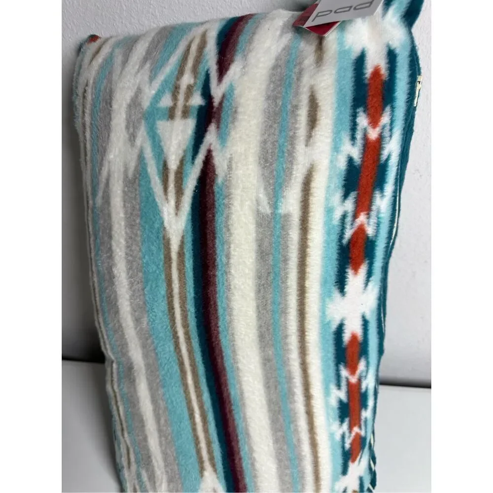 Rare NWT The Alpine Chalet Southwestern Aztec Soft Plush Pillow 22”x12” Feather
